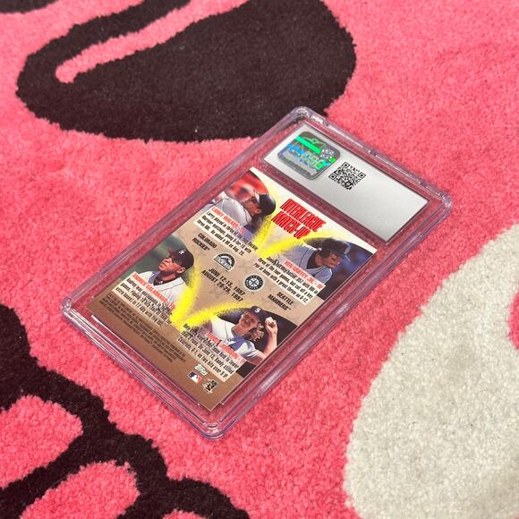 Ken Griffey Jr – 1998 Topps Interleague Mystery Finest Refractor #ILM10 CSG 7.5 - Picture 6 of 6